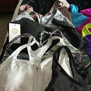 Lot of 13 Large Sports Bras